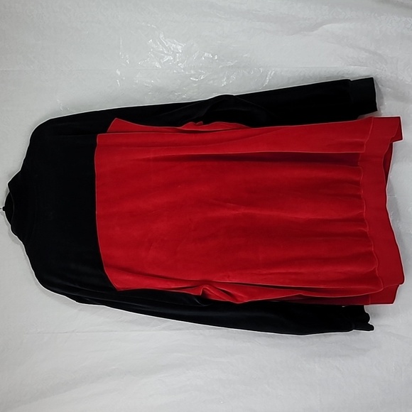 King Size Tall Sweat Suit 2 Piece Size 3XL Red/Black - Picture 5 of 10